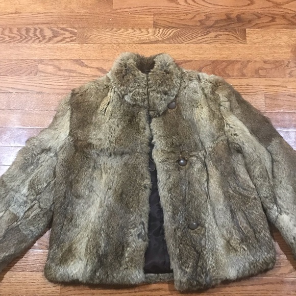 Authentic Rabbit Fur Coat - Picture 8 of 8